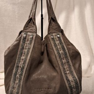 Liebeskind Gray Hobo Bag